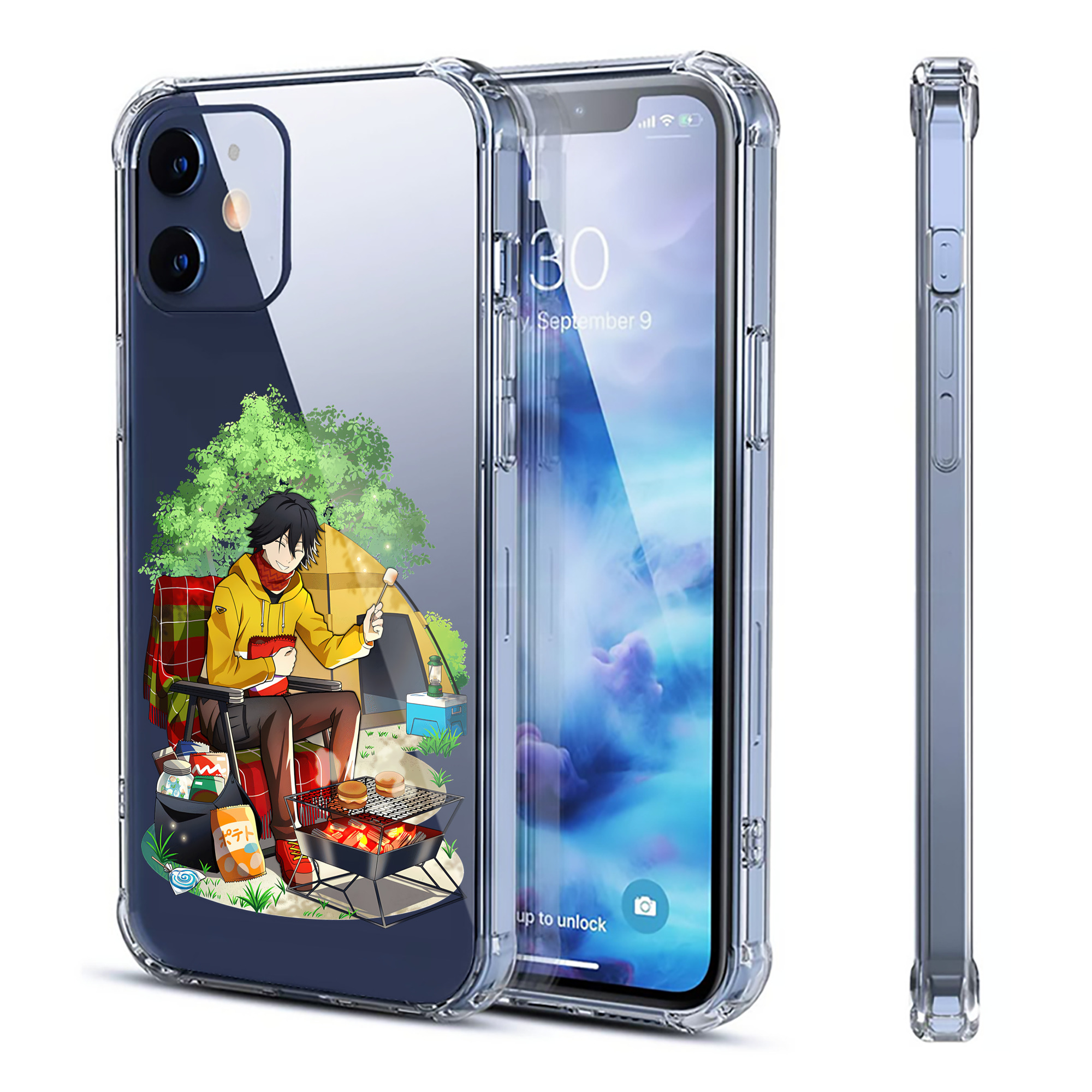 （画像用） 文豪ストレイドッグス Bungo Stray Dogs 【iPhone 12シリーズ対応】透明スマホケース（クリアソフトケース）